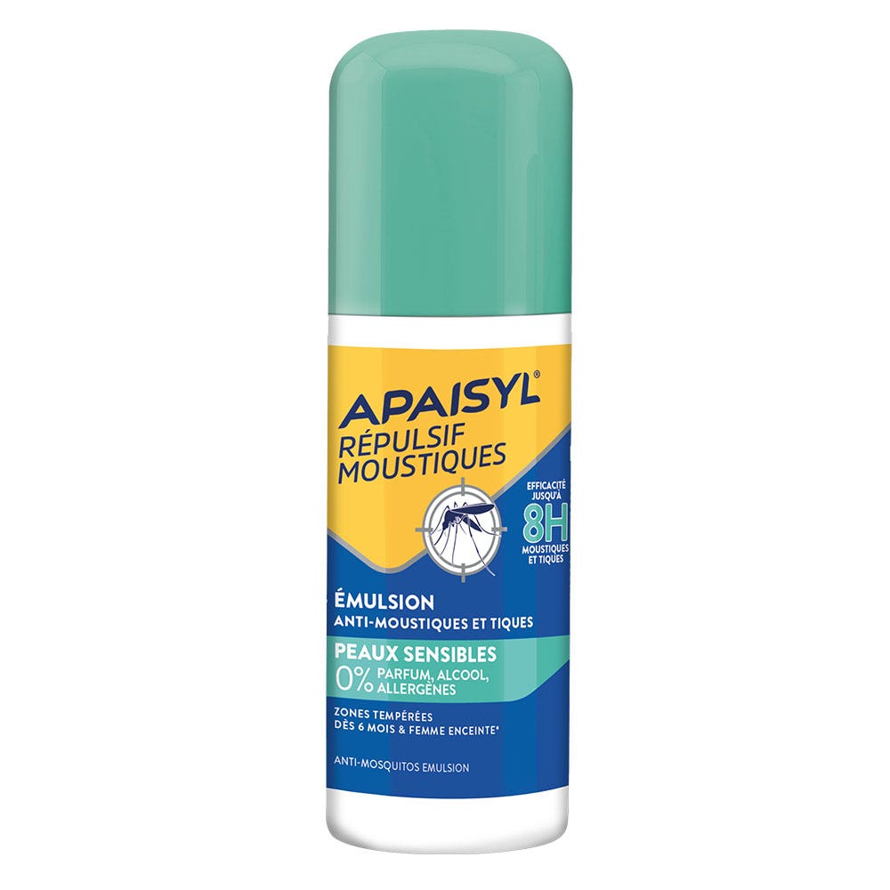 Apaisyl Mosquito Repellent Sensitive Skins 90ml Easypara