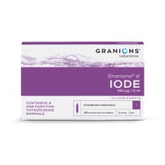 Granions Iodine X 30 Phials / 2ml