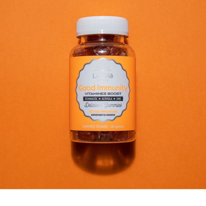 Good Immunity 60 tablets Vitamines Boost Orange taste Lashilé Beauty