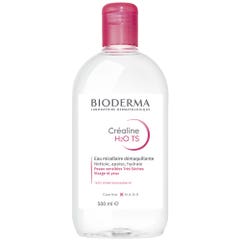 Bioderma micellar solution make-up remover H2O TS very dry skin Peaux très sèches 500ml