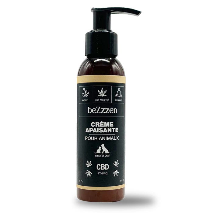 Bezzzen CBD Pet Soothing Cream 250mg Dogs and cats 118ml