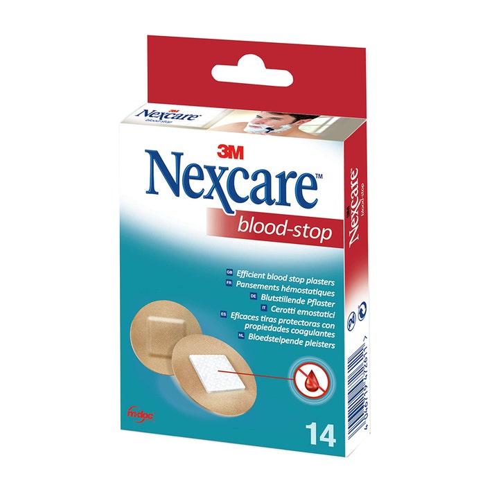 Blood-stop Round Plasters X14 Nexcare x14 Nexcare