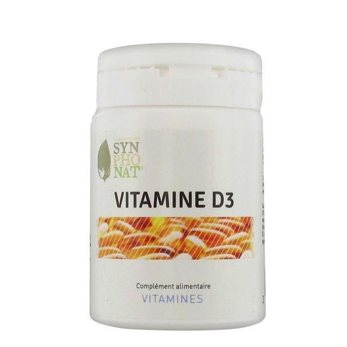 Vitamin D3 120 capsules Synphonat