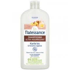 Natessance Karite Natessance Organic Ultra Nourishing Shampoo Plant Keratin 500ml