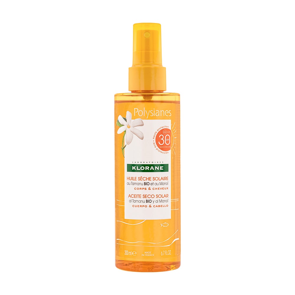 Klorane Polysianes SPF30 Sun Dry Oil 200ml