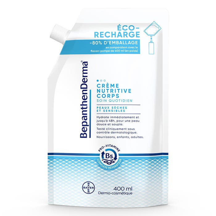 Bepanthen Derma Nutritive Body Cream Eco-Refill Dry and sensitive skin 400ml