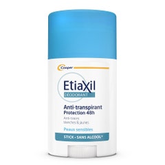Etiaxil Deodorants Underarm Anti-Perspirant Stick 48h Anti-Trace White And Yellow 40ml