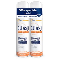 Etiaxil Déodorant 48h Gentle Aluminium Free Spray Sensitive Skin 2x150ml