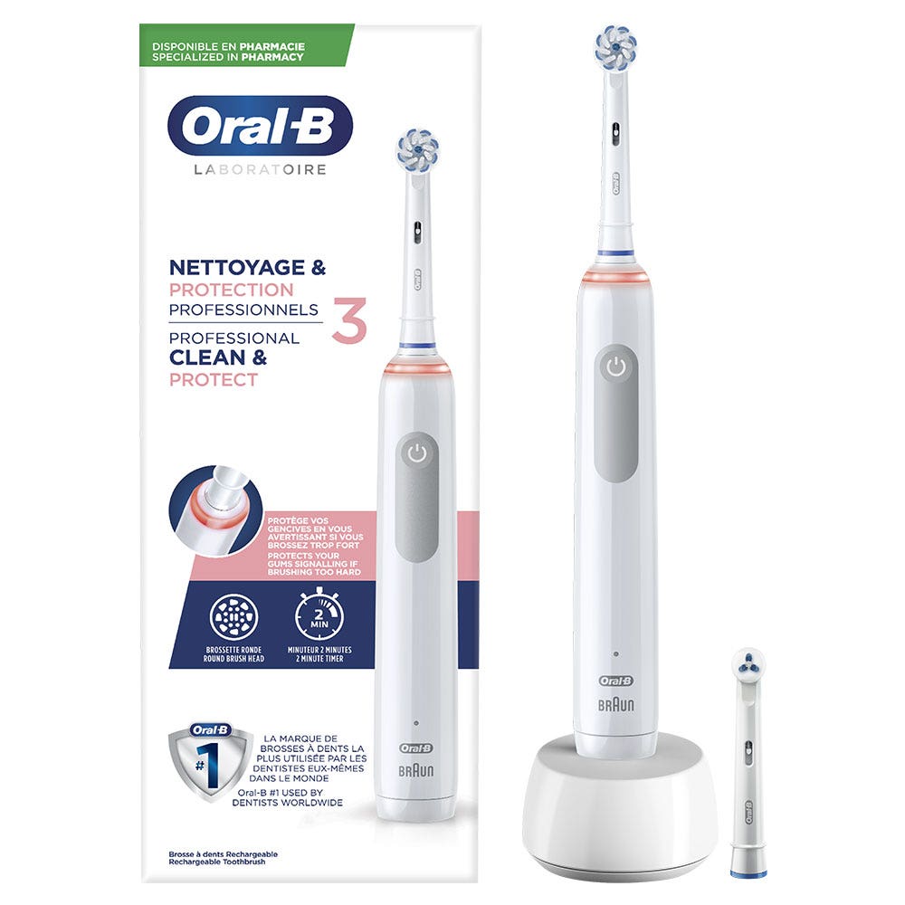 Oral-B Professional cleaning 3 Electric Gum Brush Care Protection x1