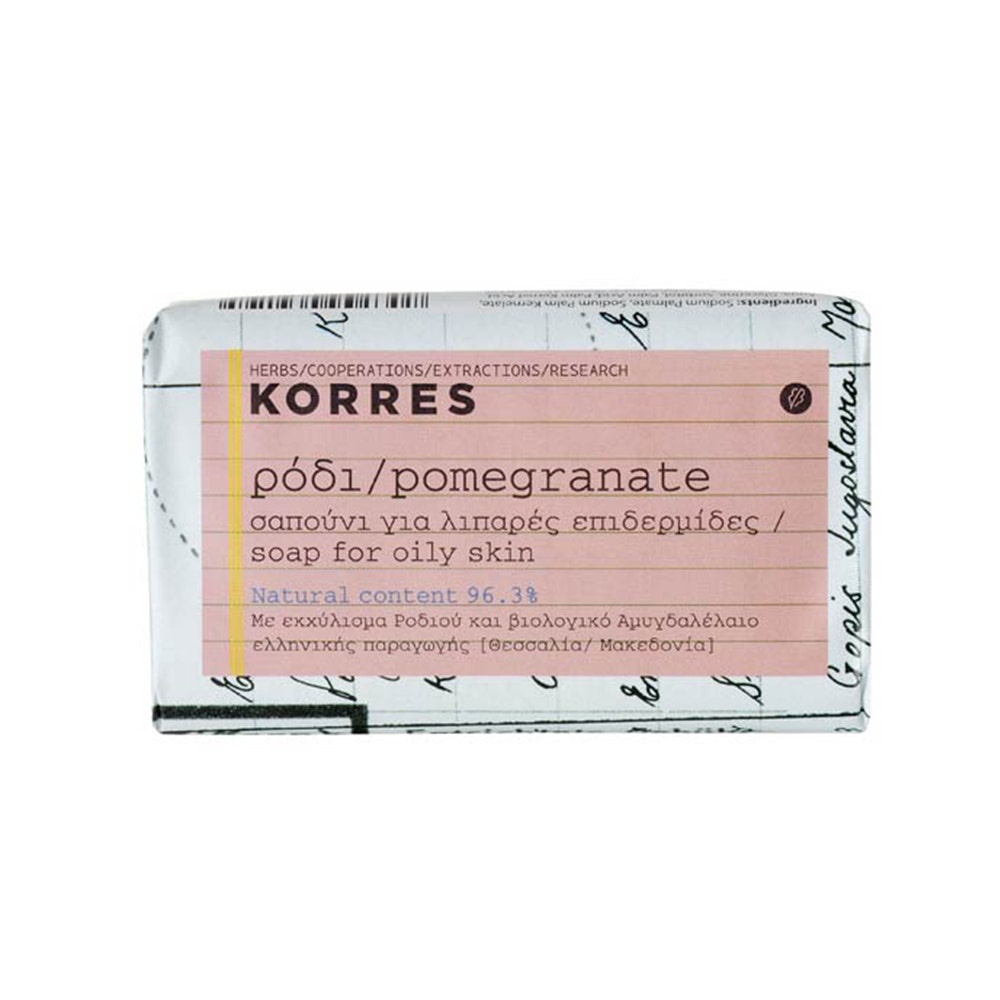 Korres The Essentials Savon purifiant visage & corps Grenade (peaux mixtes) 125g