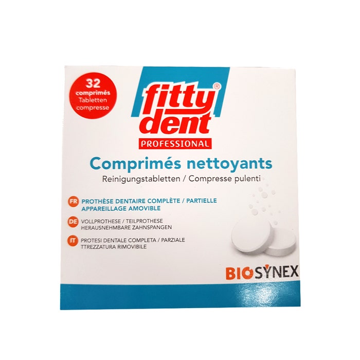 Cleansing tablets x32 Fitty Dent