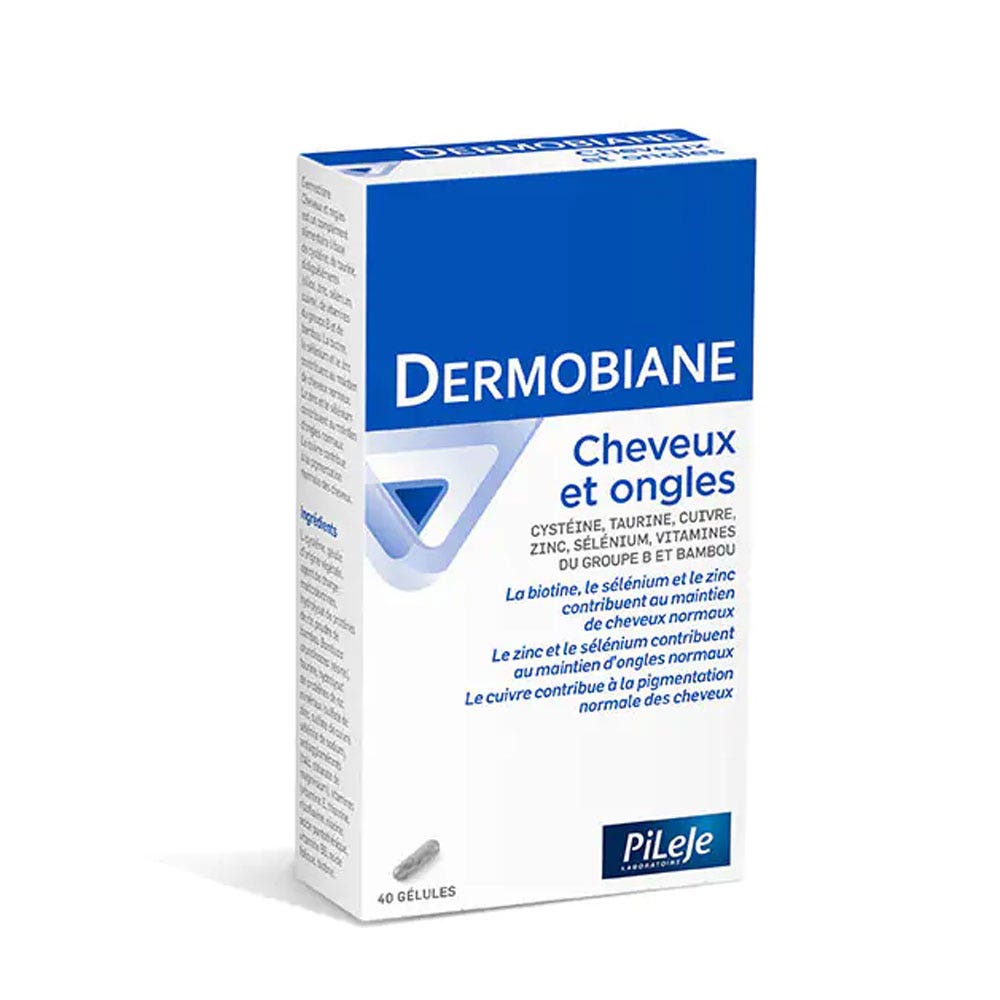 Pileje Dermobiane Hair and nails hair and nails supplement 40 capsules