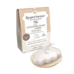 Respectueuse My Organic Soothing Facial cleanser + free plant soap holder 35g