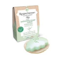 Respectueuse My organic Purifying Facial cleanser + free plant soap holder 35g