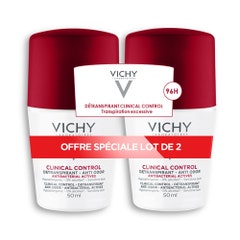 Vichy Déodorant 96h anti-odour anti-perspirant 2x50ml