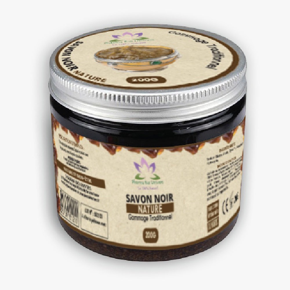 Pharma Bio Univers Handmade Natural Black Soap (Savon Beldi) 200g