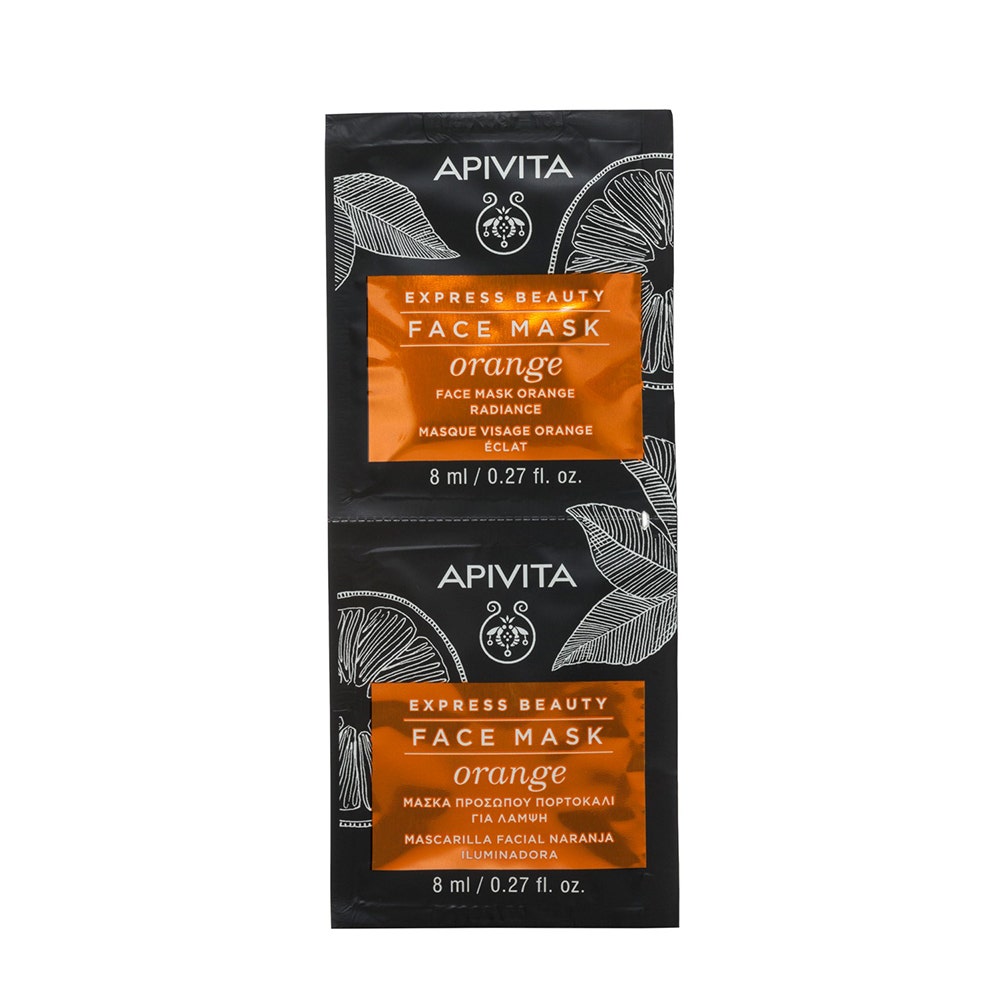 Apivita Express Beauty Orange Radiance Face Masks 2x8ml