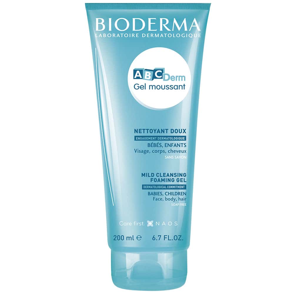 Bioderma Abcderm Mild Cleansing Foaming Gel Gel lavant doux 200ml