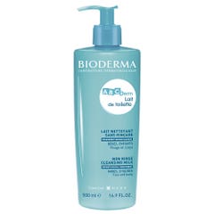 Bioderma Abcderm Rinse-free Cleansing Milk Face And Body Crème sans rinçage 500ml