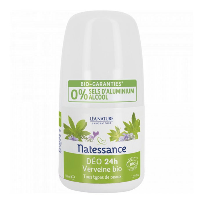 Natessance 24h Verbena Organic Deodorant 50ml