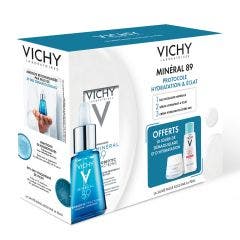 Giftbox Cream + Aqualia Thermal Rich Free 50ml Mineral 89 Protocole Hydratation et Eclat Vichy