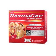 Self-heating Multi-zone patches x3 Thermacare