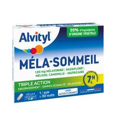 Mela-sommeil 30 Tablets Sleep 30 gélules Alvityl