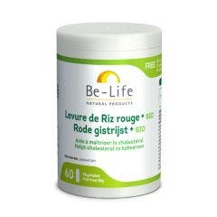 Biolife Be-col 1200 Red Rice Yeast 60 Capsules 60 Gélules Cholestérol Be-Life