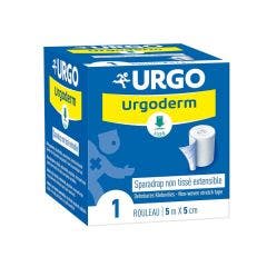 Non-woven stretch plaster 5m x 5cm x1 roll Urgoderm Urgo