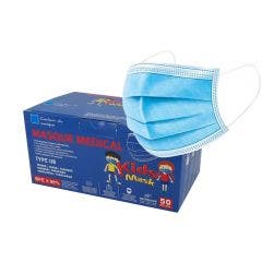 Kids mask Disposable children's surgical masks blue x50 Type IIR EN 14683:2019+AC:2019 Vog Protect