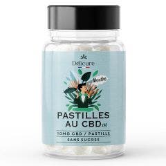 CBD 10mg Mint lozenges sugar free x40 Candies CBD Delicure