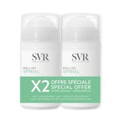Roll-on Deodorant Anti-perspirant Intense 48h 2x50ml Spirial Svr