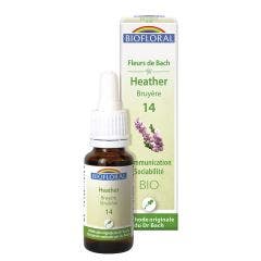 No14 Bruyere Bio Demeter Bach Flower Remedies Sociability Communication 25ml Biofloral