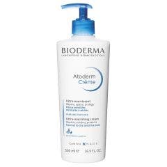 Ultra Nourishing Cream Normal To Dry Sensitive Skin 500ml Atoderm Peaux sèches Bioderma