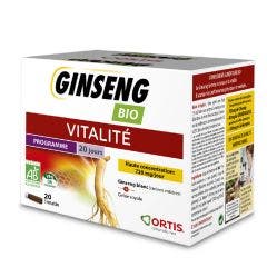 Organic Vitality Ginseng 20 shots x 15ml Ortis