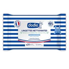 X 70 Cleansing Soft Skin-soothing Wipes x70 Visage, corps et siège Dodie