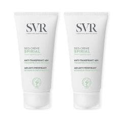 Intense 48h Anti-Perspirant Deodorant Cream 2x50ml Spirial Svr