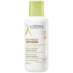A-derma Exomega Control Anti Scratching Emollient Cream 400ml Exomega Control Peaux Sèches à Tendance A l'Eczéma Atopique A-Derma