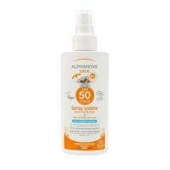 Hypoallergenic Organic Sun Spray SPF 50 125g Bébé Alphanova
