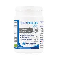 Ergyphilus Plus X 60 Capsules To Strengthen Natural Defenses 60 Gélules Ergyphilus Nutergia