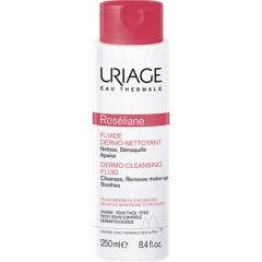 Dermo Cleansing Fluid Sensitive Skins 250ml Roseliane Uriage