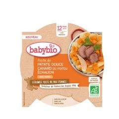 Sweet potato feast with duck from Poitou Echalion 230 g From 12 months Babybio
