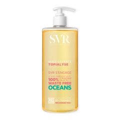 Svr Topialyse Lipid Restoring Cleansing Oil Anti Itching 1l Topialyse Peaux Sensibles Svr