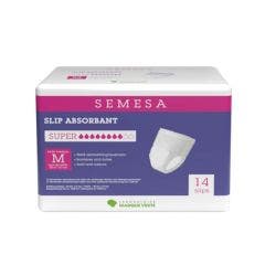 SEMESA SLIP ABSORB SUPER MEDIUM 14 UNITS Semesa Marque Verte