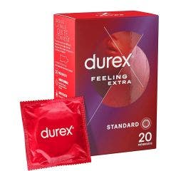 Condoms Extra Thin And Lubricated X16 x20 Feeling Extra Durex