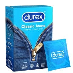 Classic Lubricated Condoms x20 Jeans Durex