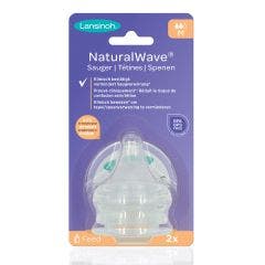 Natural Wave Medium Flow Teat X2 Lansinoh