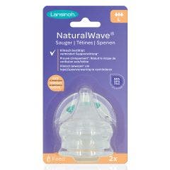 Natural Wave Rapid Flow Teat X2 Lansinoh