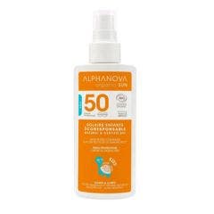 Sun Kids Very High Protection Spf50+ 125ml Parfum Vanille Abricot Alphanova