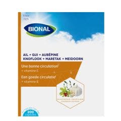 Garlic + Olive + Hawthorn 200 capsules Biotechnie
